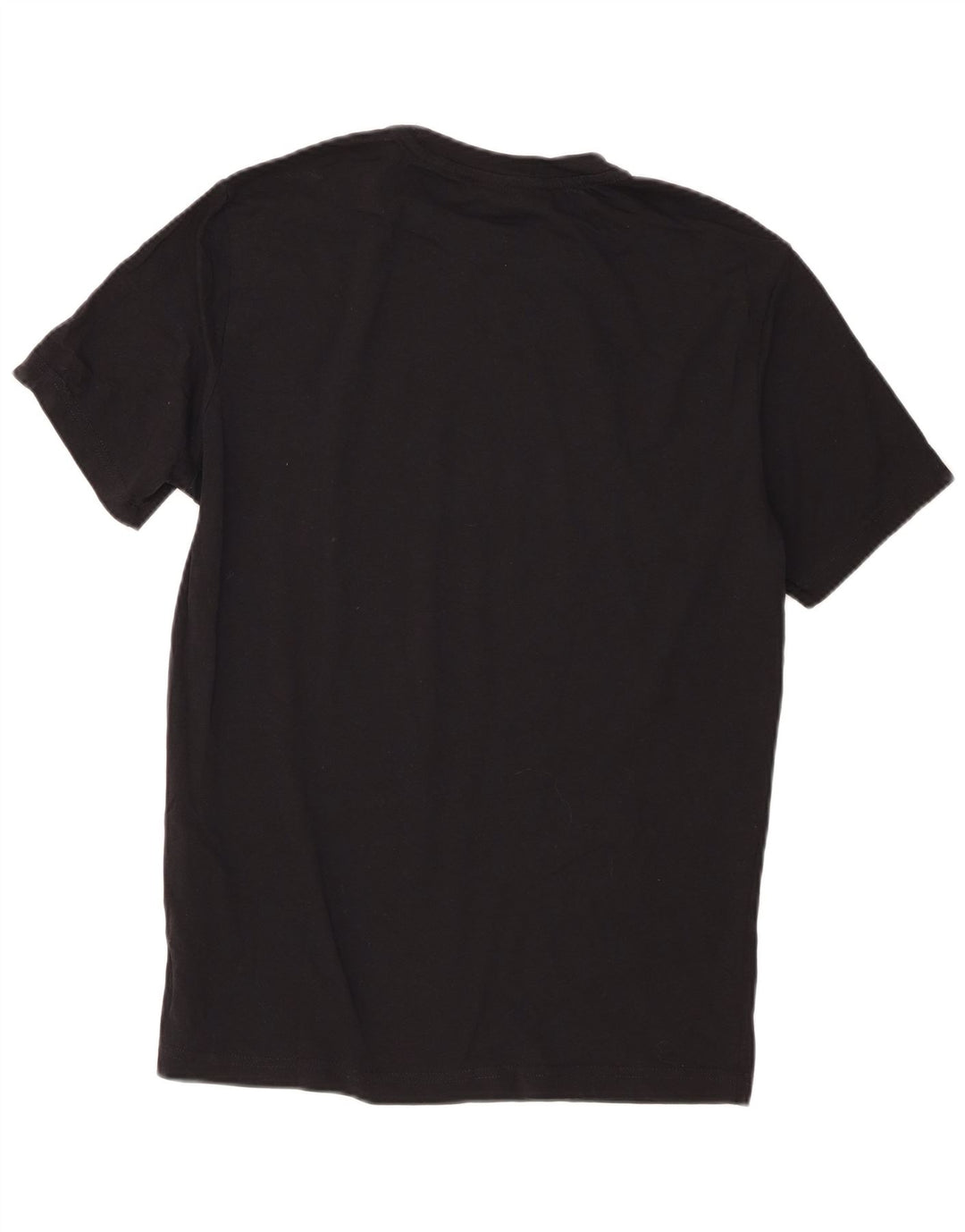 Champion Herre Grafisk T-Shirt Top Medium Sort Bomuld