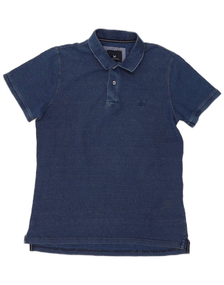 Besætningstøj Herre poloshirt Medium marineblå bomuld