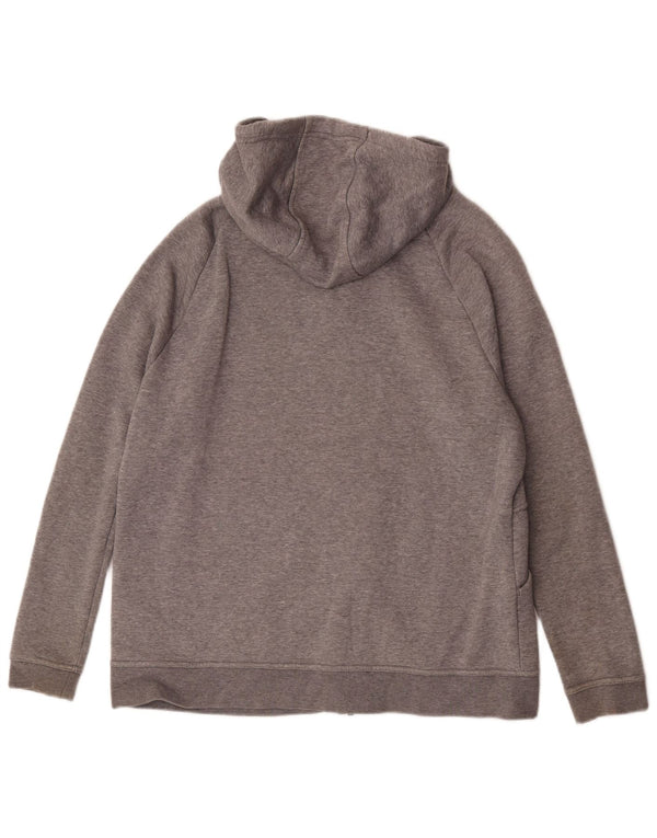 Nike Dame Hættetrøje Sweater UK 16 Stor Grå Bomuld