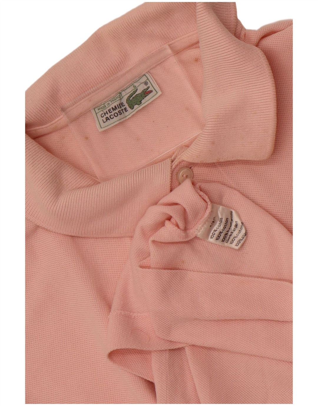 Lacoste Herre poloskjorte str. 5 Large Pink Bomuld