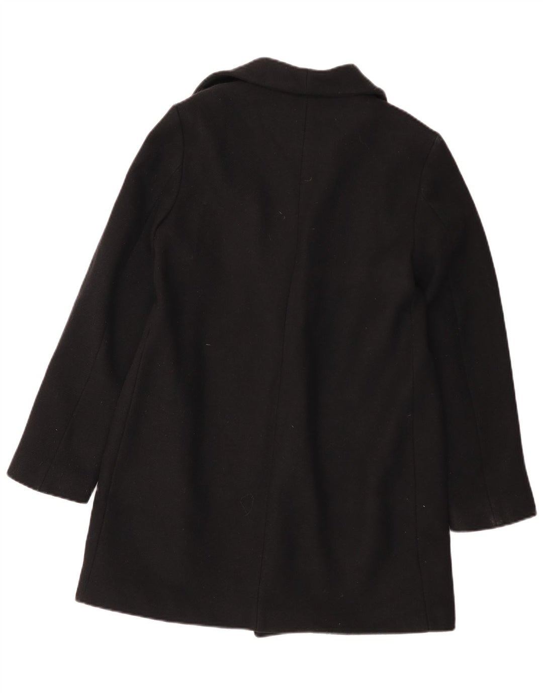 Zara Womens Open Overcoat UK 10 Small Black