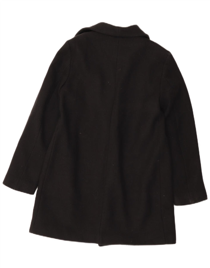 Zara Womens Open Overcoat UK 10 Small Black