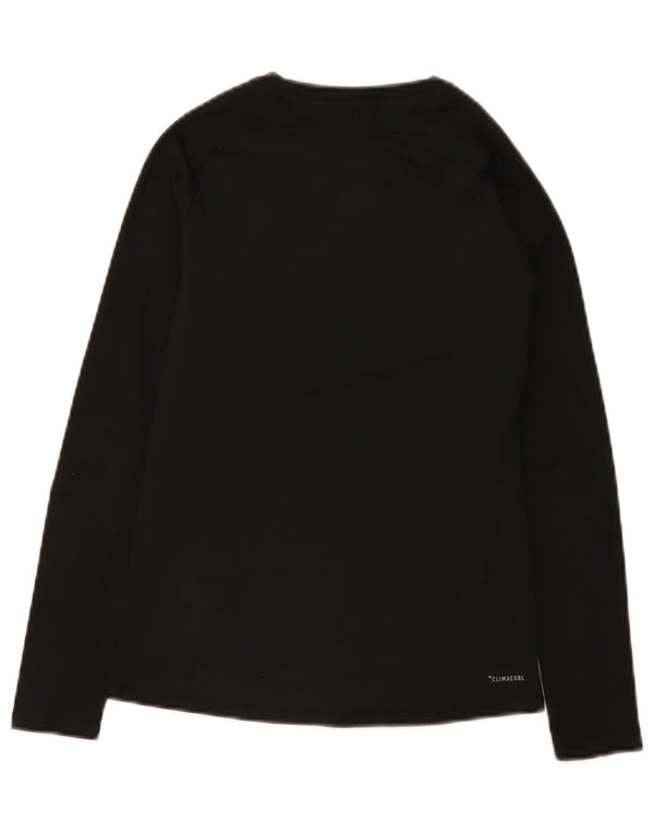 Adidas Boys Climacool Top Langærmet 11-12 År Sort Polyester
