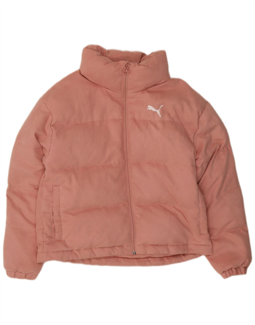 Puma polstret jakke til kvinder UK 14 Medium Pink Polyester
