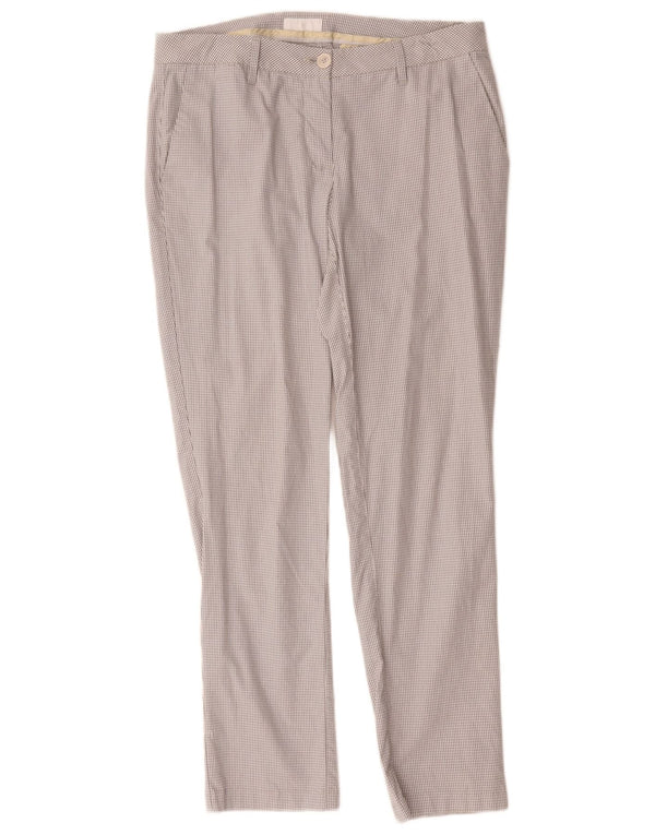 Conte of Florence Chinobukser til kvinder IT 46 Large W32 L28 Grå Gingham