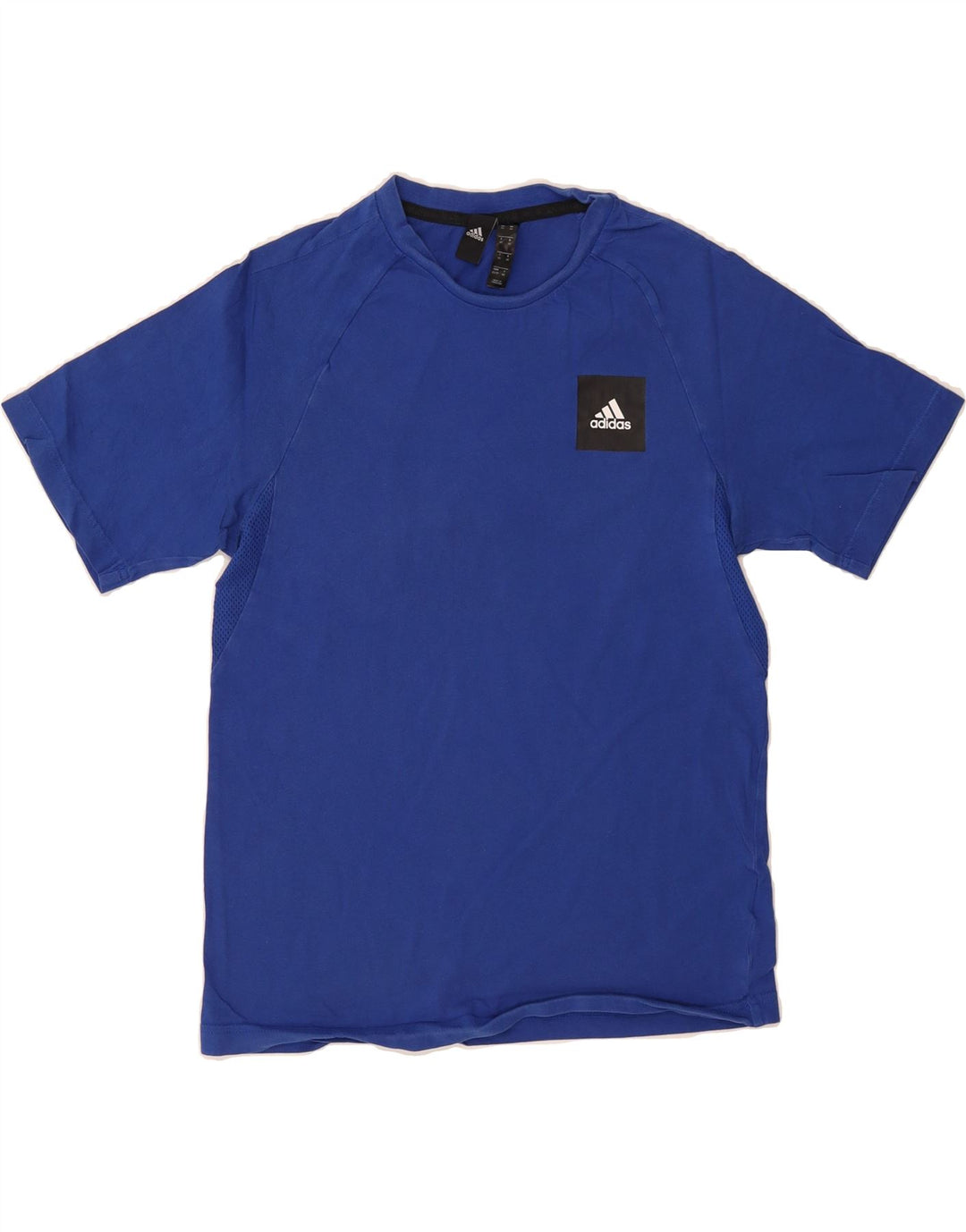 ADIDAS Mens T-Shirt Top XS Blue Cotton Vintage Adidas and Second-Hand Adidas from Messina Hembry 