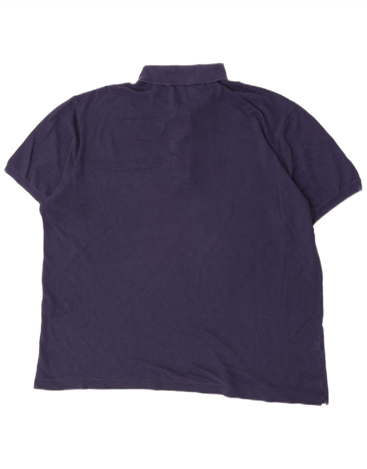 Lacoste herre poloskjorte str. 8 3XL marineblå bomuld