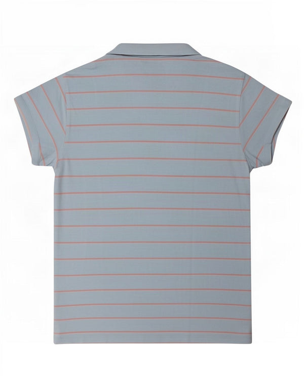 Tommy Hilfiger Dame Polo Shirt UK 18 XL Blå Stribet