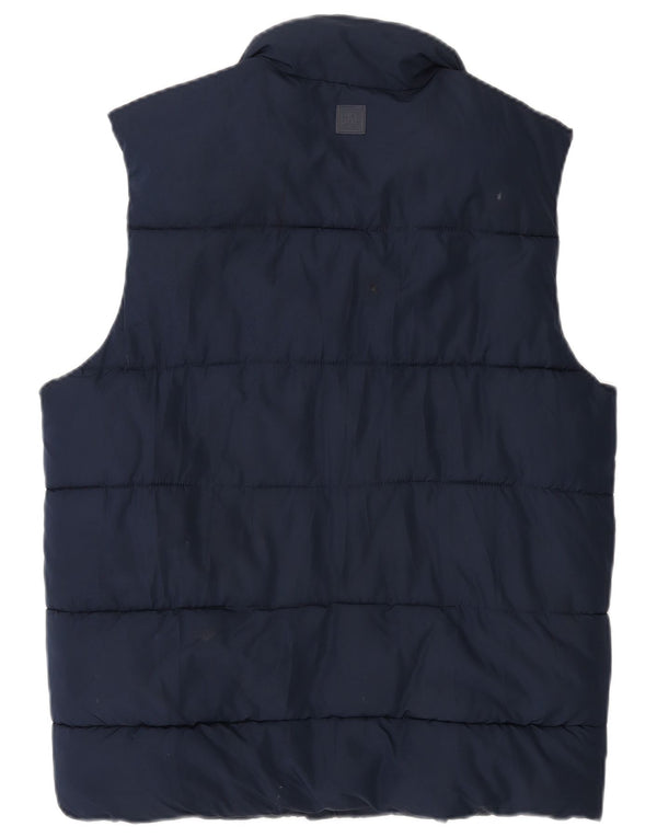 Gap Boys Regular Fit Padded Gilet 13-14 Years 2XL Navy Blue Polyester