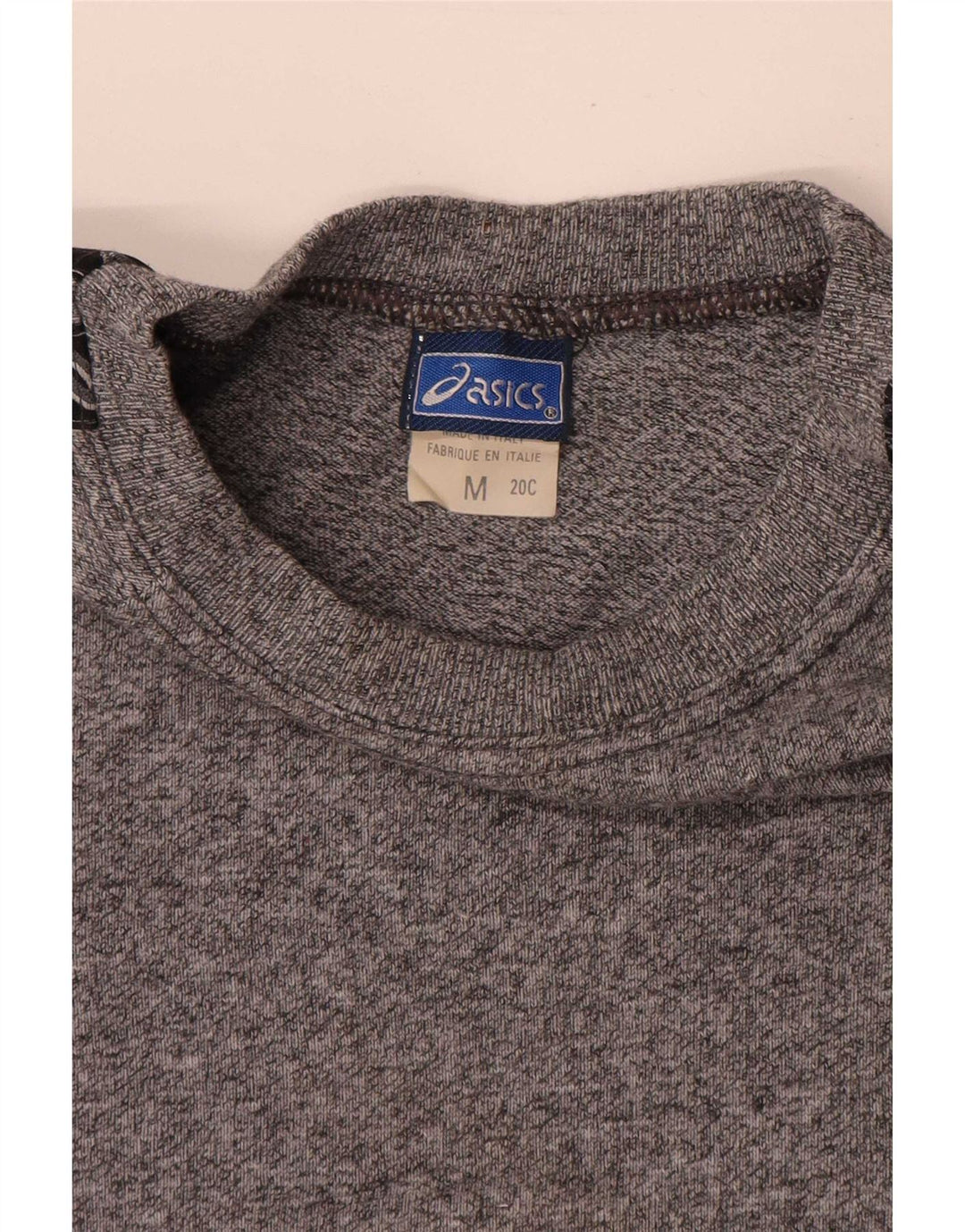 Asics Herre grafisk T-shirt Top Medium Grey Flecked Bomuld