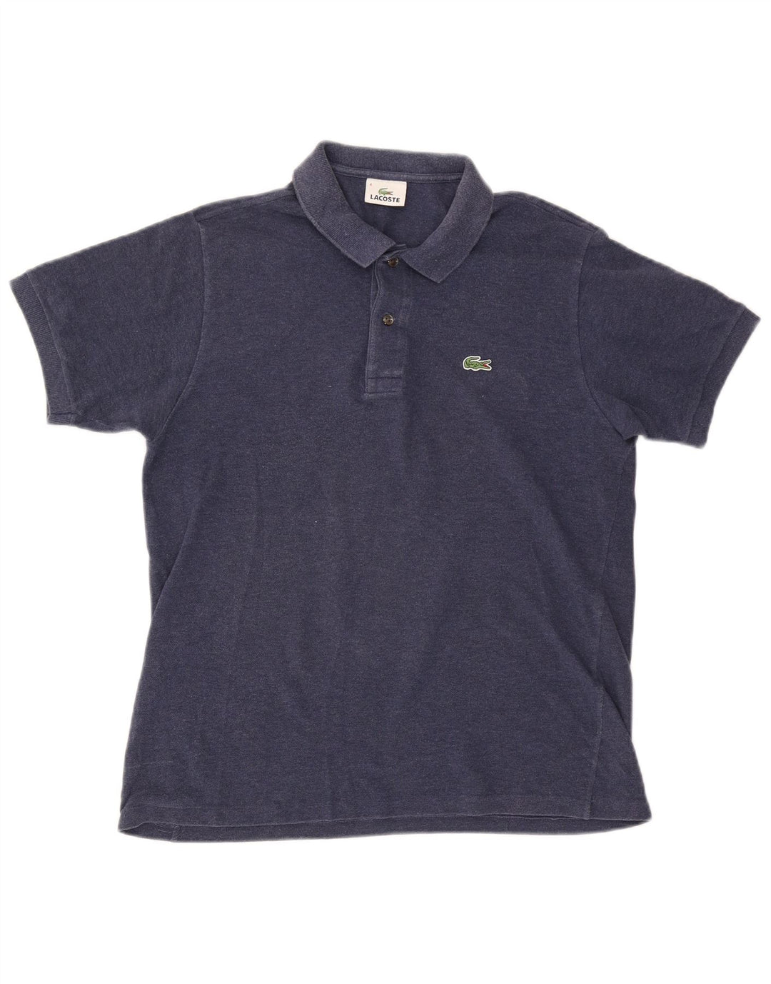 Lacoste herre poloshirt størrelse 4 Medium marineblå bomuld