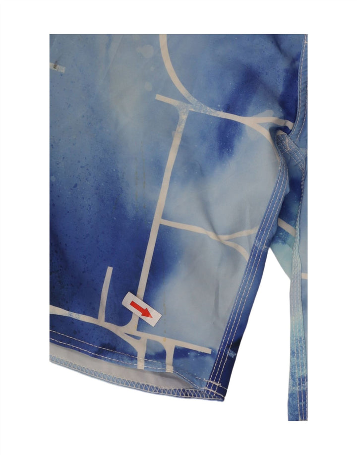 Rip Curl Herre abstrakt mønster grafiske badeshorts store blå