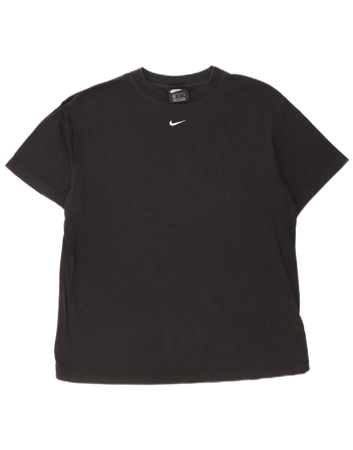Nike T-shirt top mellem sort bomuld til mænd