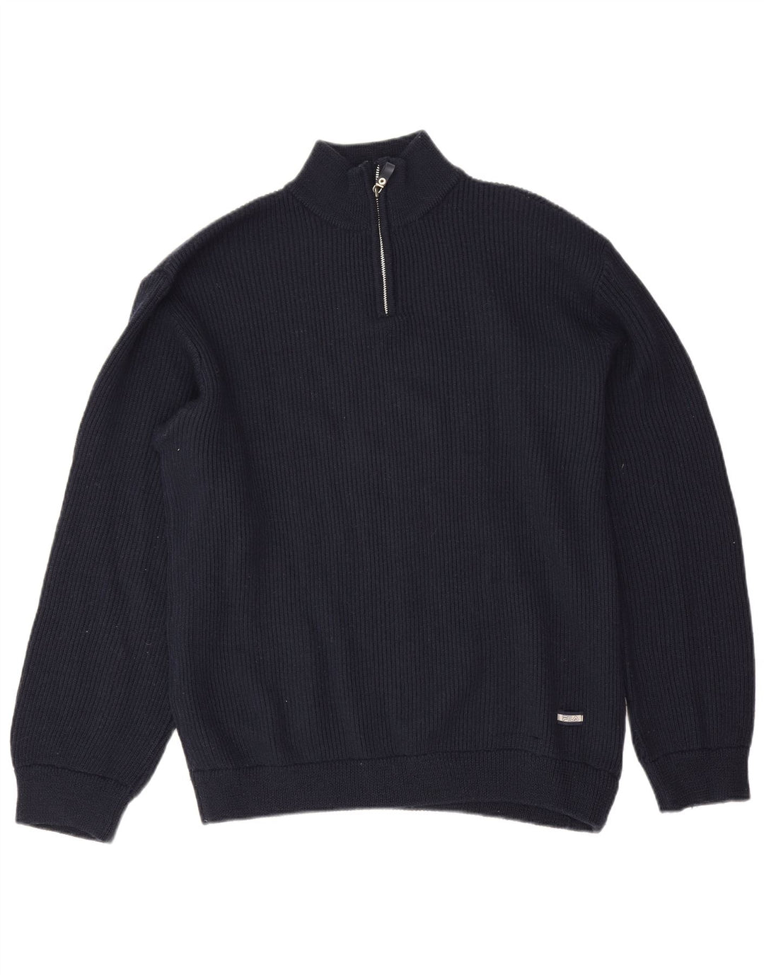 Fila Herre Zip Neck Jumper Sweater XL Navy Blue