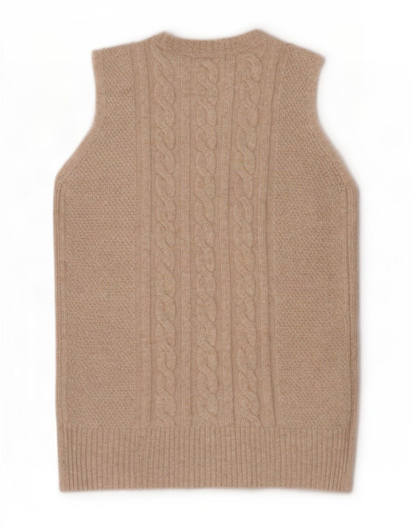 Marks & Spencer Damevest Tank Top UK 14 Medium Beige Polyester