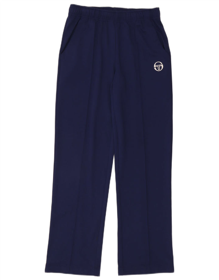 Sergio Tacchini Dame træningsdragt Bukser UK 8 Small Navy Blue Polyester