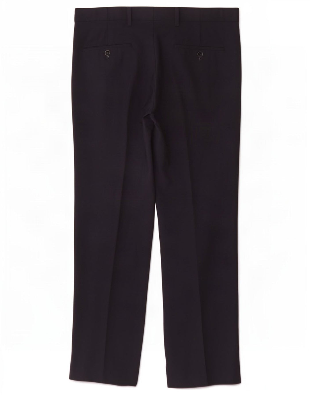 Marks & Spencer Herre Regular Chino Bukser W34 L31 Navy Blue Polyester