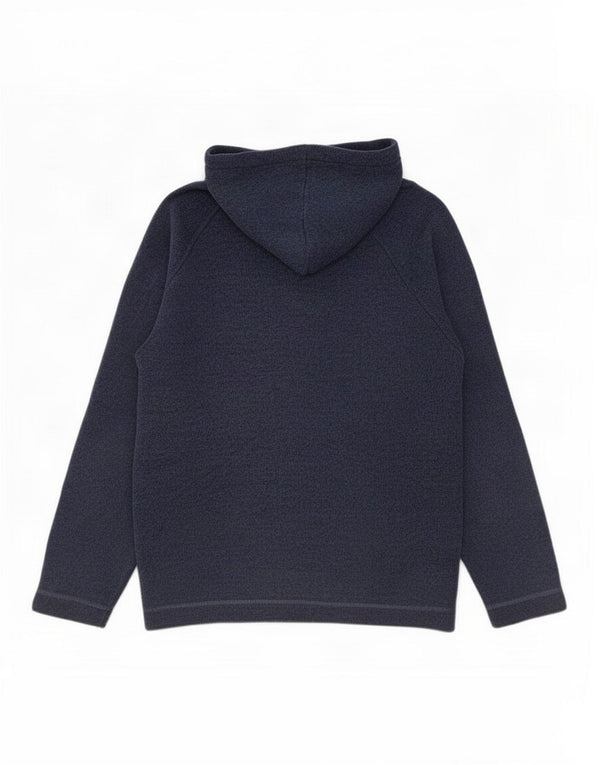 Weird Fish Herre Zip Hoodie Sweater Large Navy Blue Polyester