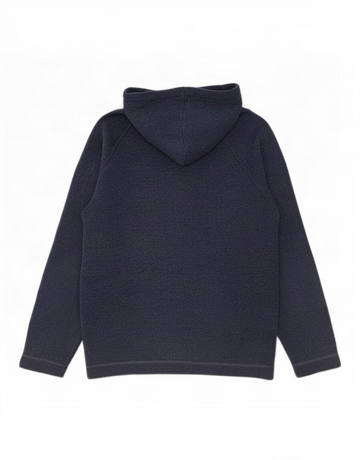 Weird Fish Herre Zip Hoodie Sweater Large Navy Blue Polyester