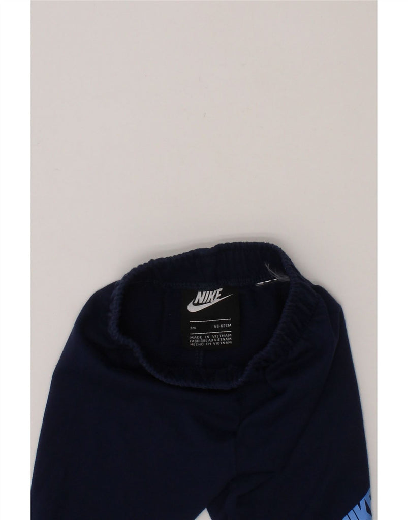 NIKE Baby Boys Graphic Joggers Tracksuit Trousers 0-3 Months  Navy Blue Vintage Nike and Second-Hand Nike from Messina Hembry 