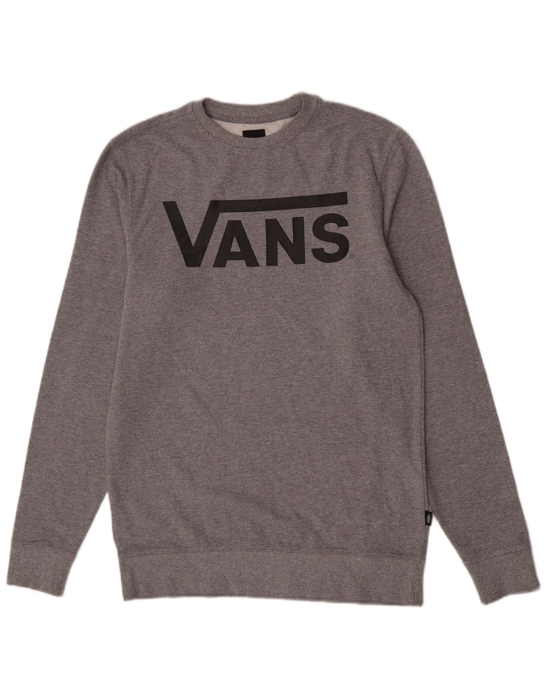 Vans Herre Grafisk Sweatshirt Jumper Lille Grå Bomuld