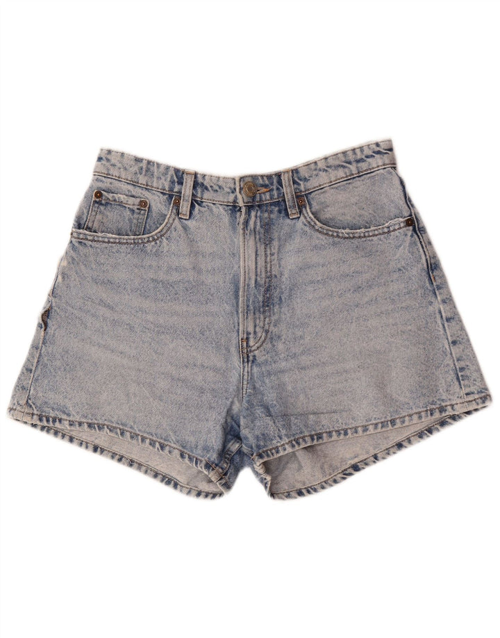 Zara Dame Denim Shorts EU 38 Small W28 Blue