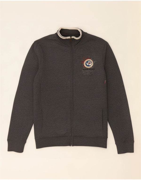 Napapijri Herre Geographic Graphic Tracksuit Topjakke Medium Grey Bomuld