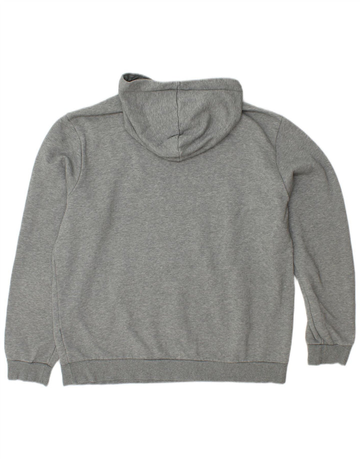 PUMA Mens Hoodie Jumper Large Grey