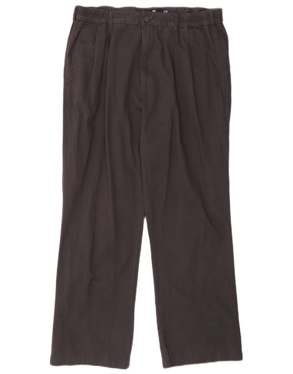 Marks & Spencer Herre Blue Harbor Lige Chinobukser W38 L29 Navy Blue