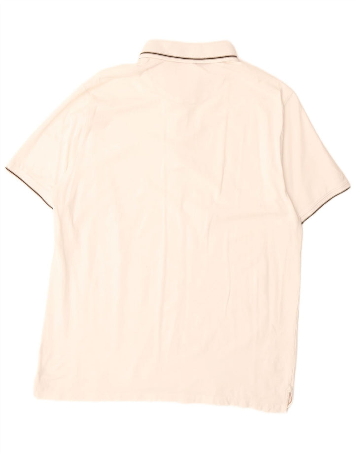 Massimo Dutti Herre Polo Shirt 2XL Off White