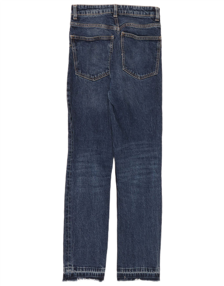Zara Dame Slim Jeans EU 34 XS W24 L28 Marineblå