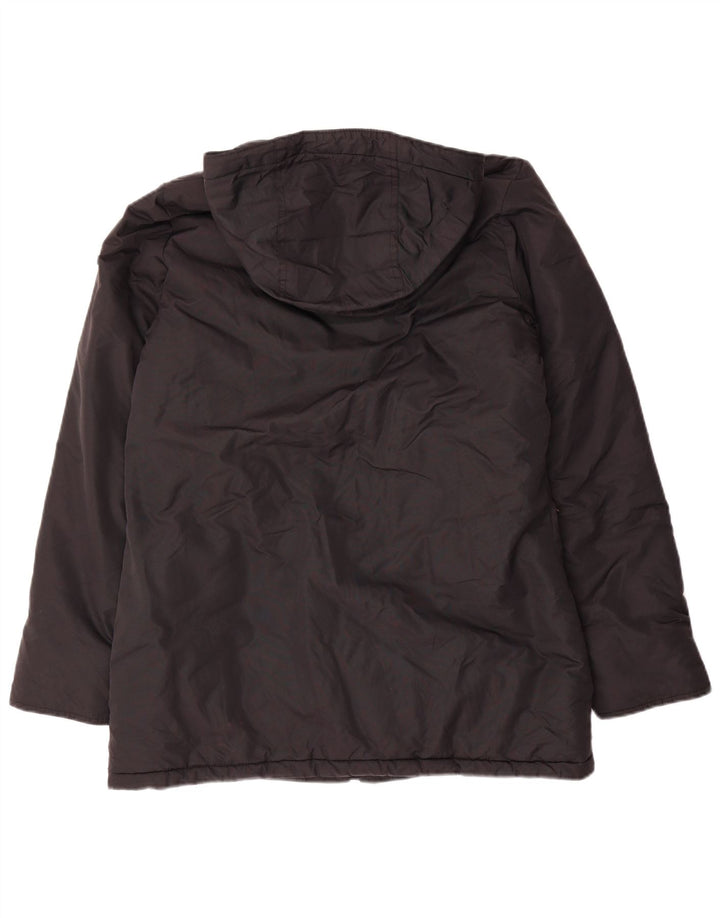 Brugi Dame Oversized hættepolstret jakke UK 10 Small Black Polyester