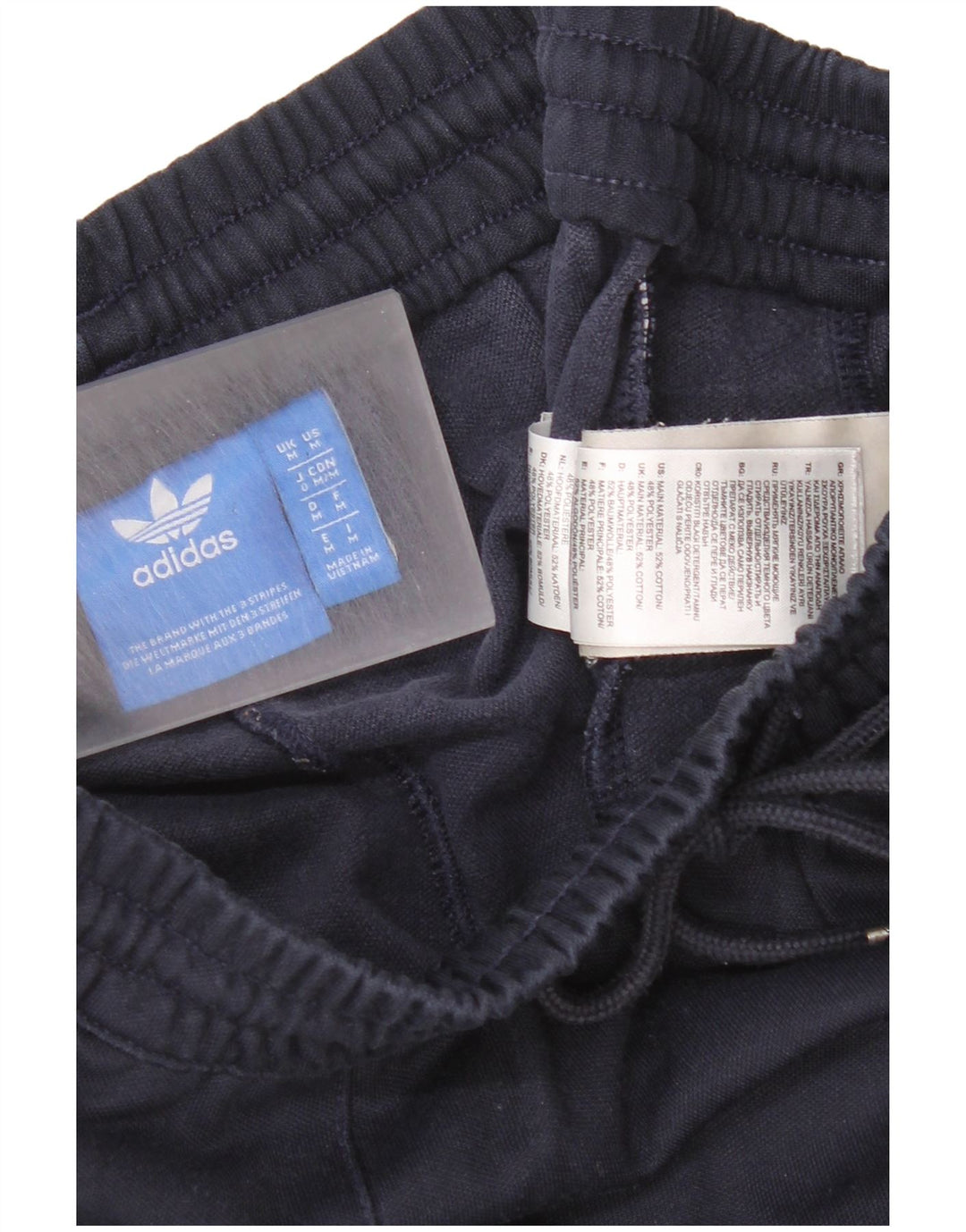 Adidas Dame træningsdragt Bukser UK 14 Medium Navy Blue Bomuld