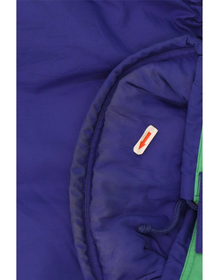 Sergio Tacchini Herre Hætte Skijakke IT 54 2XL Blå Colourblock Polyamid