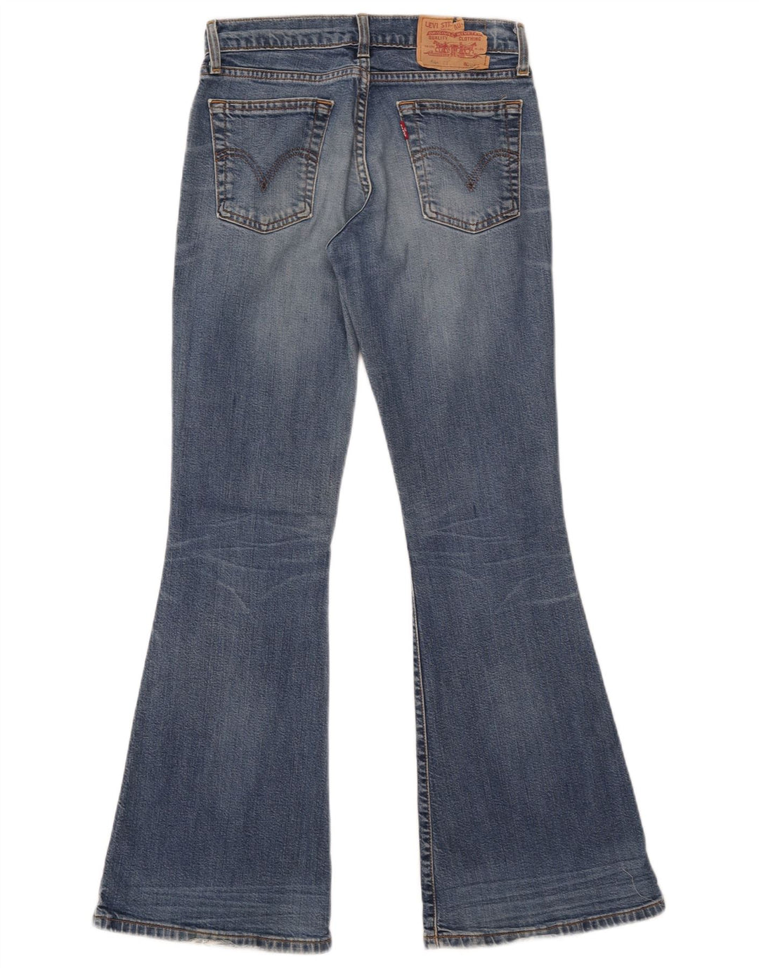 Levi's Dame 544 Flared Jeans W28 L32 Blå Bomuld