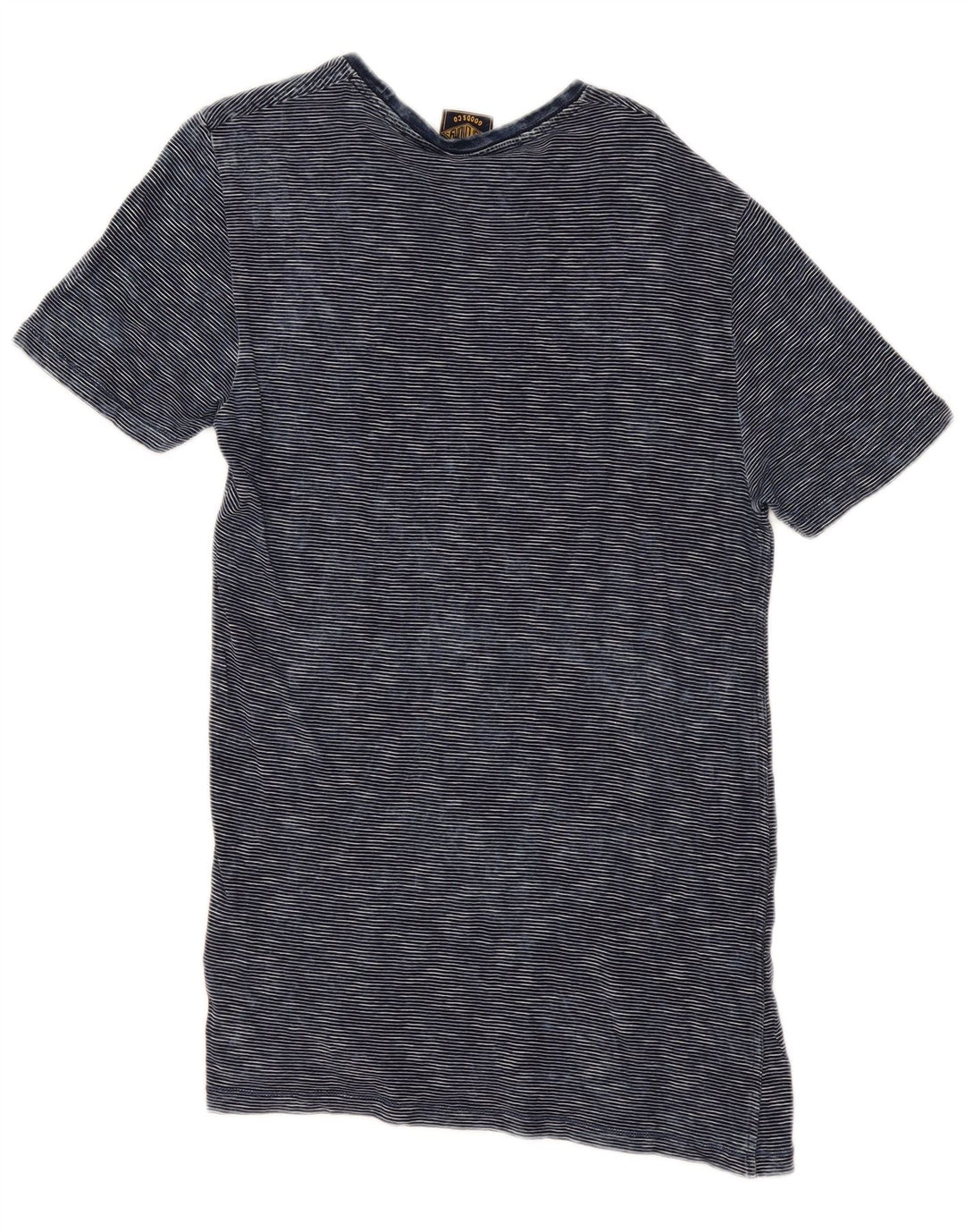 Superdry T-shirt til mænd, medium marineblå nålestribet bomuld
