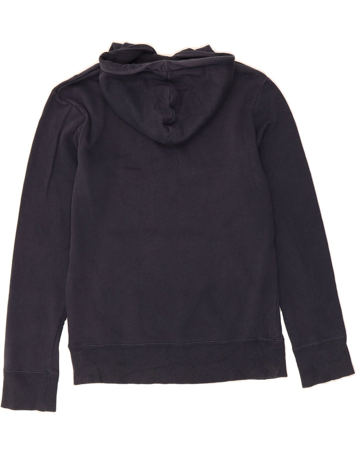 NIKE Mens Graphic Hoodie Jumper Small Navy Blue Cotton Vintage Nike and Second-Hand Nike from Messina Hembry 