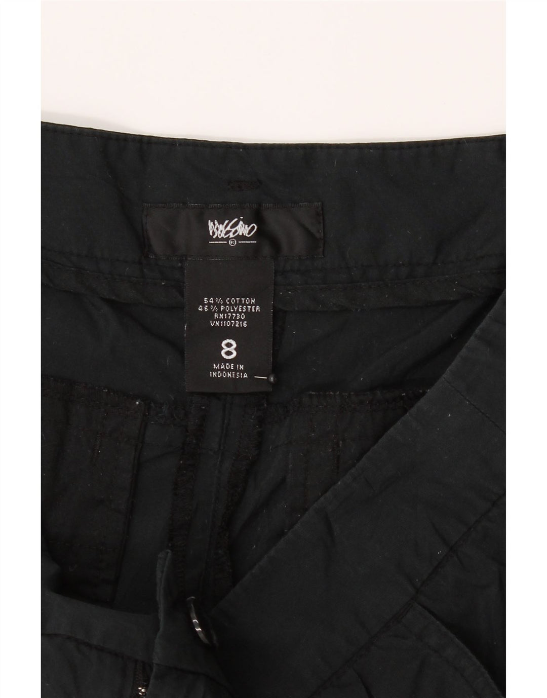 MOSSIMO Womens Low Waist Casual Shorts US 8 Medium W32  Black Cotton Vintage Mossimo and Second-Hand Mossimo from Messina Hembry 