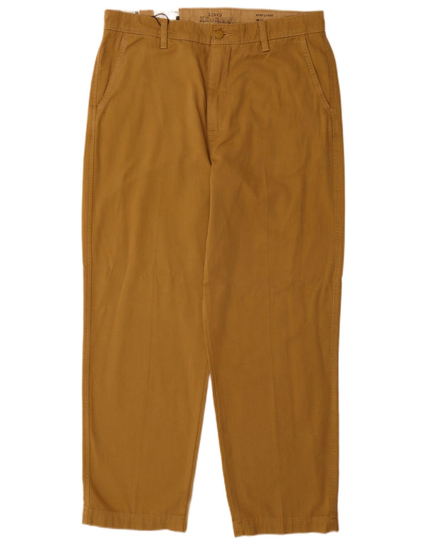Levi's Herre tilspidsede Cargo Bukser W34 L32 Beige Bomuld