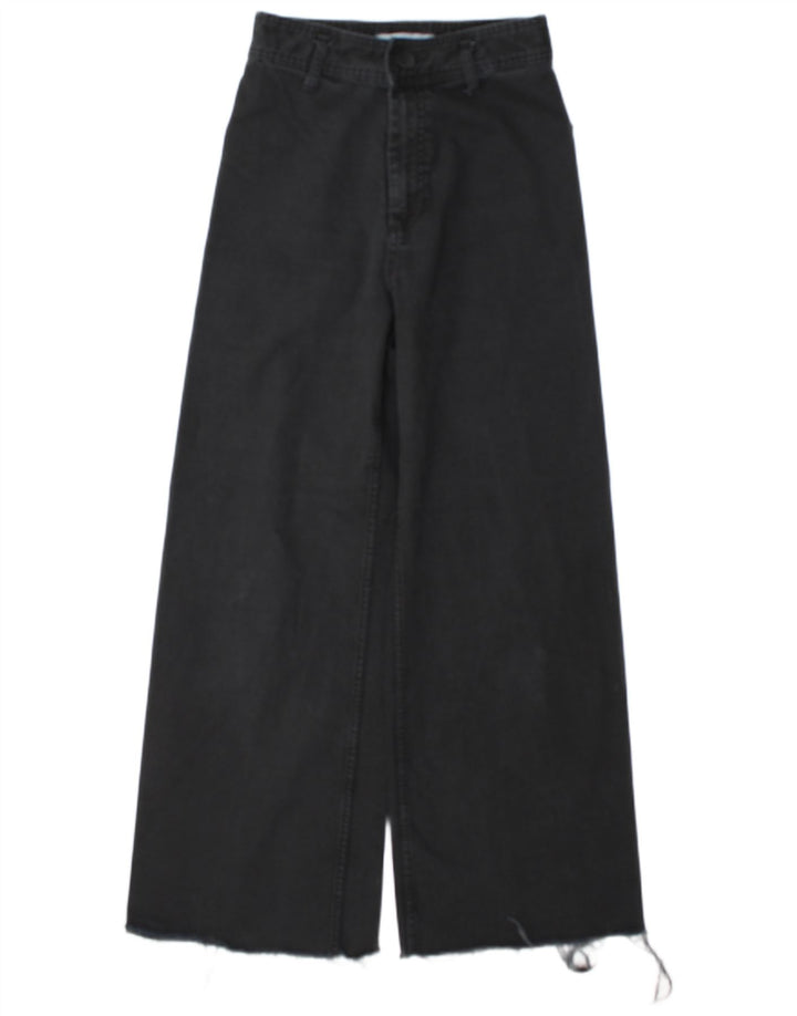 Zara Dame Jeans med brede ben EU 38 Medium W28 L29 Marineblå