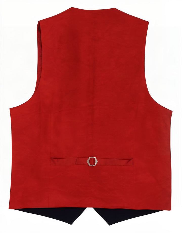 Ted Baker Herre vest med 4 knapper UK 36 Small Navy Blue Colourblock Uld