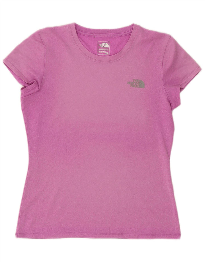 The North Face Dame T-Shirt Top UK 10 Lille Lilla Polyester