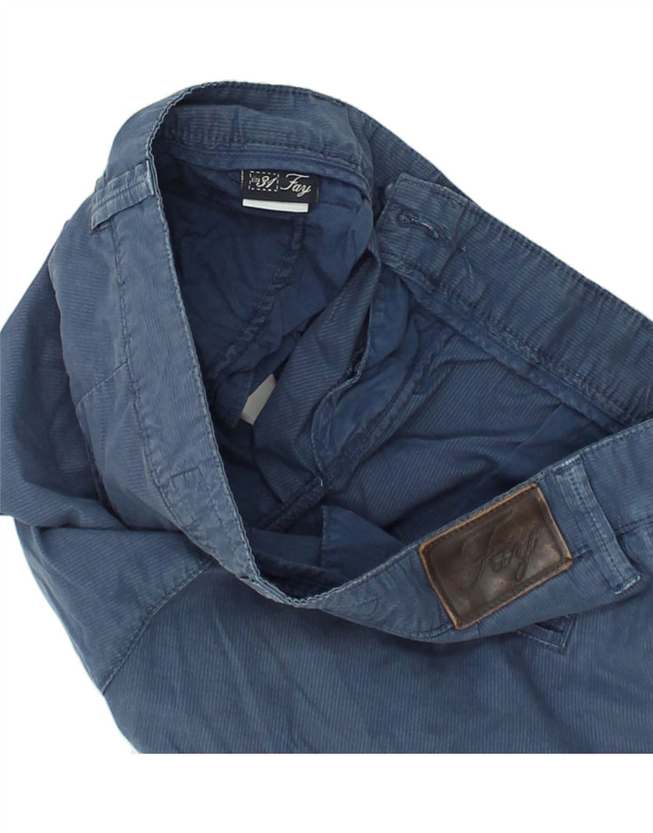 FAY Womens Chino Shorts W31 Medium Blue Cotton | Vintage Fay | Thrift | Second-Hand Fay | Used Clothing | Messina Hembry 