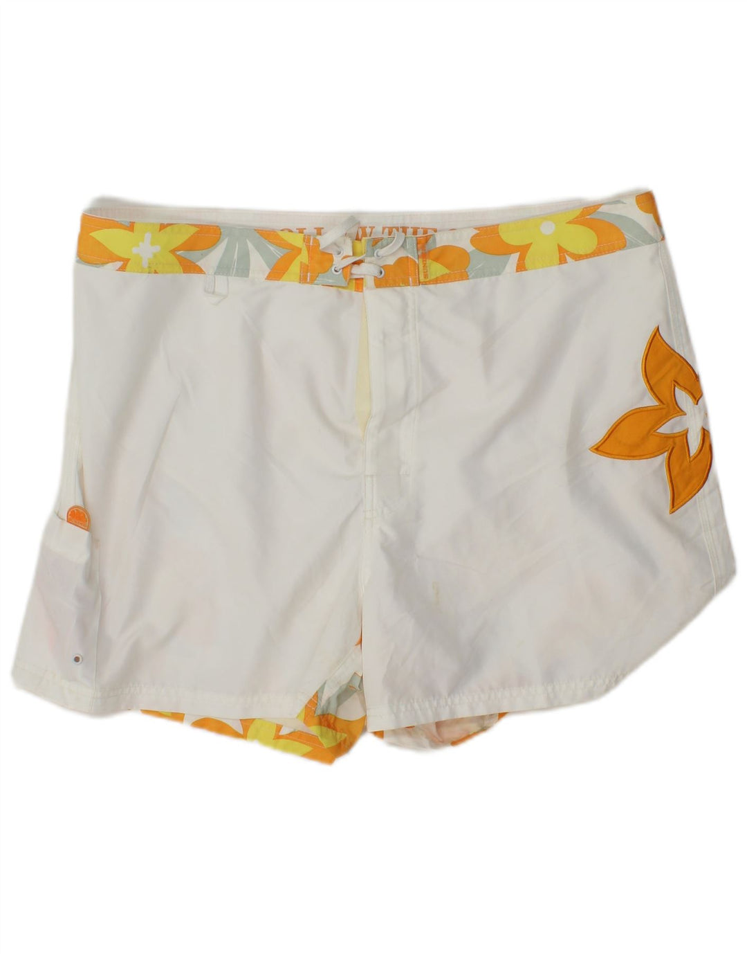 Sundek Herre Grafisk Badetøj XL Hvid Floral Polyester