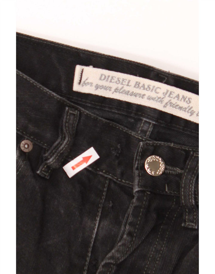 Diesel Herre Zathan Straight Jeans W29 L32 Sort Bomuld