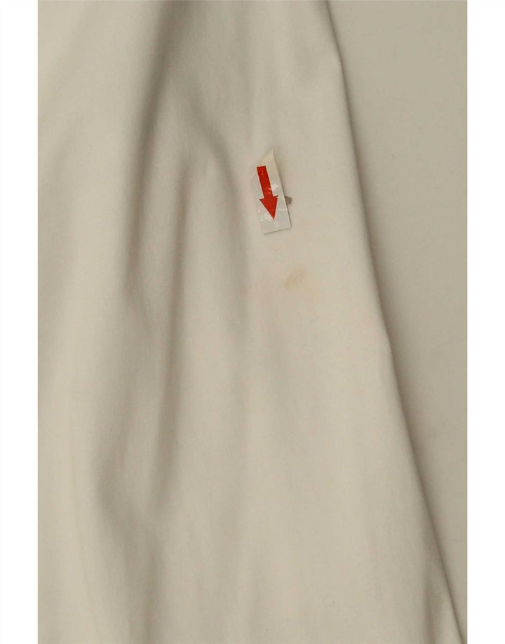 Marks & Spencer Lige Chinobukser til kvinder UK 12 Medium W32 L30 Hvid