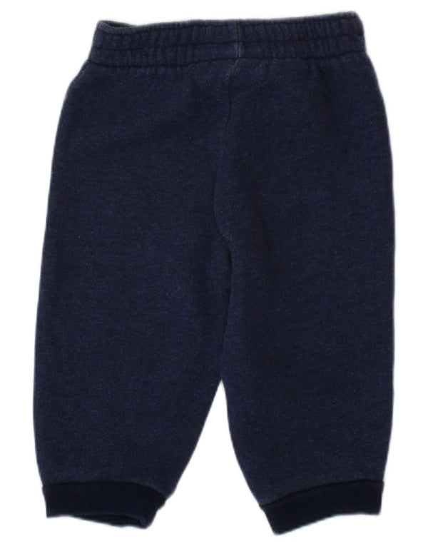 ADIDAS Baby Boys Graphic Joggers Tracksuit Trousers 6-9 Months Navy Blue