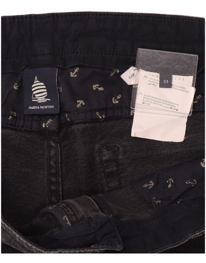 Marina Yachting Womens Cropped Jeans W33 L26 Grå Bomuld