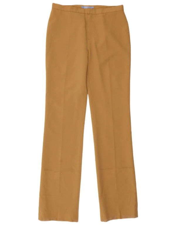 Zara Womens Straight Suit Trousers EU 40 Medium W30 L35 Beige Polyester