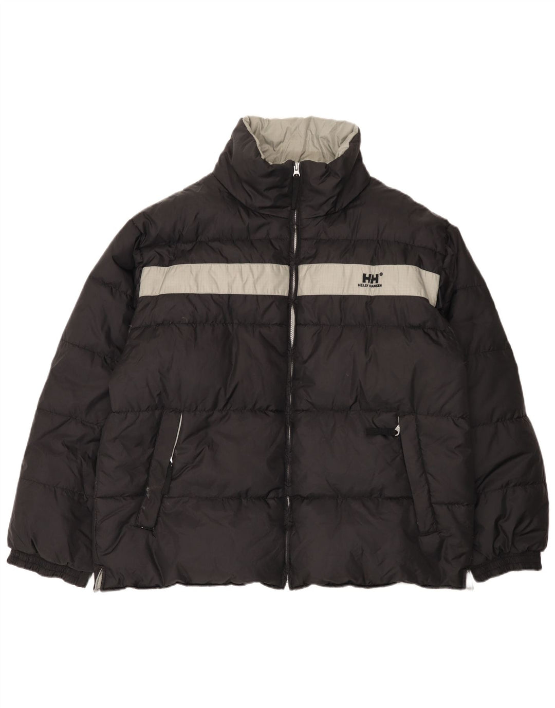 Helly Hansen Herre grafisk polstret jakke UK 44 2XL Sort Colourblock Nylon